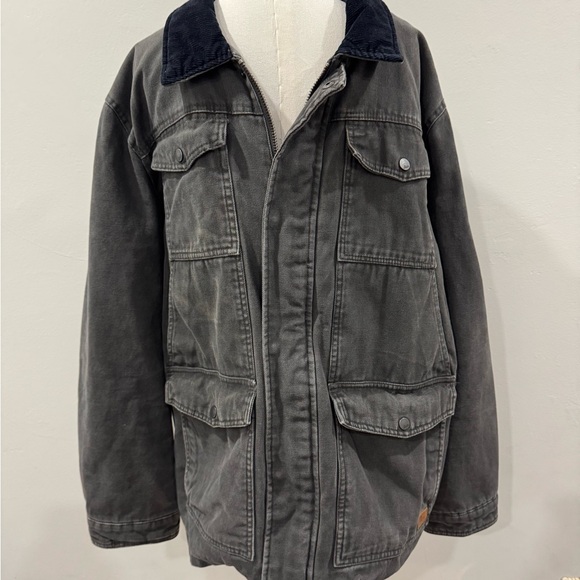 Bass Other - G.H. Bass & Co. Gray Flannel-Lined Field Coat – XXL